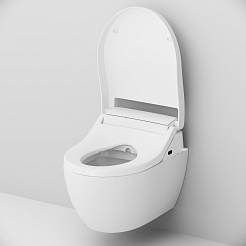Am.Pm Унитаз подвесной Awe C111739SC с электронной крышкой-биде Clean Care – фотография-3