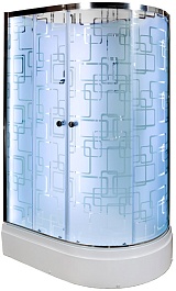 DTO Душевая кабина EM2712LN LED без крыши – фотография-2