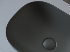 Ceramicanova Мебельная раковина Element 46 CN6009MDH тёмный антрацит матовый – фотография-9