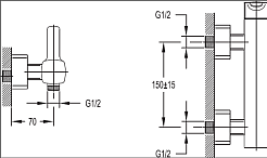 Cezares Смеситель TESORO-D-01 для душа – фотография-2