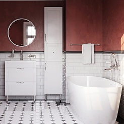 Iddis Пенал подвесной Oxford 36 R белый – фотография-6