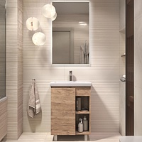 Vigo Мебель для ванной Milos 600-1-0 дуб золотой