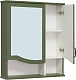 Runo Зеркальный шкаф Марсель 65 зеленый – фотография-7