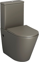 Grossman Унитаз компакт Color GR-4480GSMS хаки матовый – фотография-1