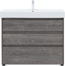 Aquanet Мебель для ванной Nova Lite 100 дуб рошелье – фотография-4