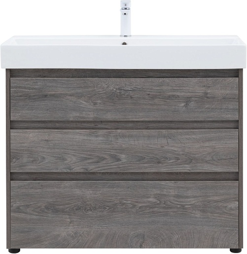 Aquanet Мебель для ванной Nova Lite 100 дуб рошелье – фотография-4