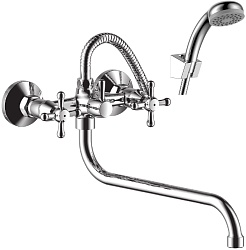 Rossinka Смеситель для ванны Y02-82 универсальный хром – фотография-1