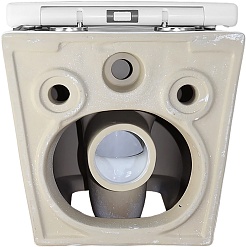 Azario Унитаз подвесной Esconda AZ-2805E безободковый белый – фотография-15