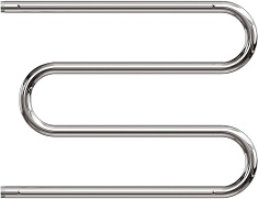 Point Полотенцесушитель водяной М-образный 600x500 PN38665P с полкой хром