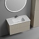 Sancos Тумба с раковиной Snob T 90 beige soft раковина Element CN7002 91 – фотография-12