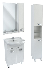 Bas Мебель для ванной "Альта 60" Делла Классик с зеркальным шкафом – фотография-9