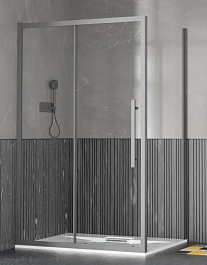 Esbano Душевое ограждение ESF-108PS-GM 100/80 – фотография-1