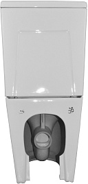 Azario Унитаз-компакт Vetro AZ-2149 безободковый с бачком с сиденьем микролифт белый – фотография-5