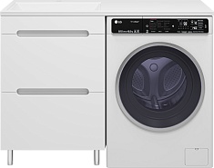 Misty Тумба под раковину Байкал 55 под стиральную машину белая