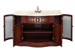 Demax Тумба с раковиной "Париж 135" вишня – фотография-5