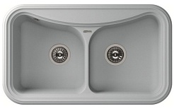 Florentina Мойка гранитная Крит 860 грей – фотография-1