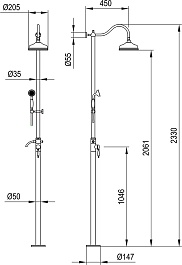 Timo Душевая система Arisa SX-5000/00 chrome – фотография-5