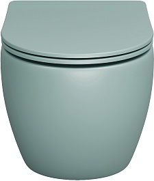 Grossman Унитаз подвесной Color GR-4411MNMS мятный матовый – фотография-2