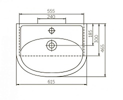 Merkana Тумба с раковиной Роман 60 голубая – фотография-5