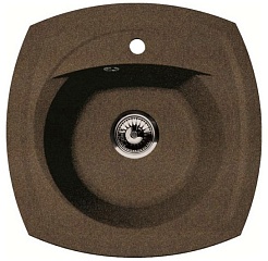 Florentina Мойка гранитная Корсика коричневый – фотография-1