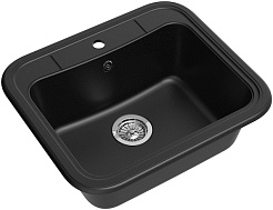 Ewigstein Мойка кухонная Antik 60 черный – фотография-1