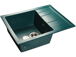 Granfest Мойка кухонная Quadro GF-Q650L Зеленый – фотография-1