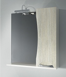 Какса-а Мебель для ванной Каприз 75 R дуб – фотография-3