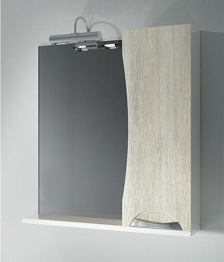 Какса-а Мебель для ванной Каприз 75 R дуб – картинка-3