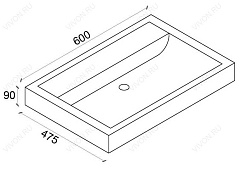 Onika Тумба с раковиной Олимп 60.13 – фотография-4