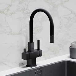 Sancos Смеситель для кухни Arno SC4005MB матовый черный – фотография-2