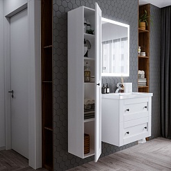 Бриклаер Пенал Хелена 30 рамочный подвесной белый – фотография-2