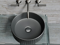 Ceramicanova Мебельная раковина Element 36 CN6057MDH тёмный антрацит матовый – фотография-8