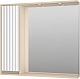 Brevita Зеркальный шкаф Balaton 90 L белый/бежевый – картинка-9