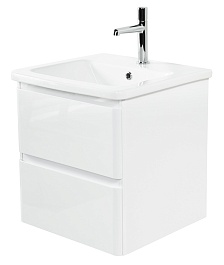 BelBagno Тумба с раковиной Albano-Cer 60 подвесная Bianco Lucido – фотография-1