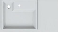 СанТа Раковина под стиральную машину Юпитер 90x50 L белая – фотография-1