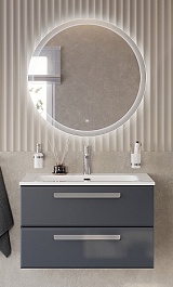 BelBagno Мебель для ванной Eco Cer-N 80 CZR-8073-80 grafito ручки серые – фотография-1