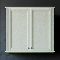 ValenHouse Шкаф подвесной Лиора 90 слоновая кость, фурнитура хром – фотография-1