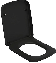 Ambassador Сиденье для унитаза Benefit черное матовое – фотография-1