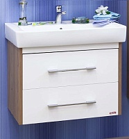 Sanflor Тумба для умывальника Ларго 2 70 вяз швейцарский, белая