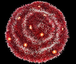 Feron Гирлянда декоративная Мишура красная CL80 – фотография-1