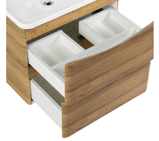 BelBagno Тумба с раковиной Acqua 60 подвесная Rovere Rustico – картинка-5