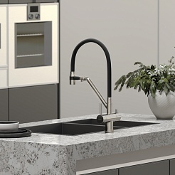 Sancos Смеситель для кухни Dora SC4003BN брашированный никель – фотография-7