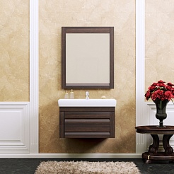 Opadiris Тумба с раковиной подвесная Лаварро 70 венге – фотография-3