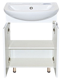 Misty Тумба с раковиной Лаванда 70 прямая – фотография-4