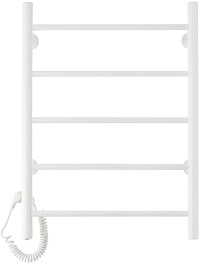 Domoterm Полотенцесушитель электрический Аврора DMT 109-5 50x71 БЕЛ EK L белый – фотография-1