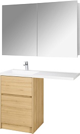 Акватон Мебель для ванной Лондри 60 L дуб сантана – фотография-1