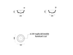 GSI Накладная раковина Pura 884811 42 см – фотография-4