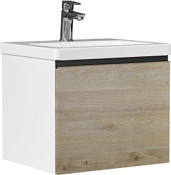 Vigo Мебель для ванной Cross 500-0-1 подвесная дуб давос натуральный – фотография-8