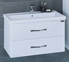 СанТа Тумба с раковиной Виктория 80 NEW подвесная