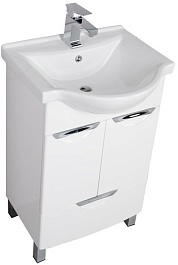 Aquanet Тумба с раковиной "Асти 55 М" с ящиком (178263) – фотография-2
